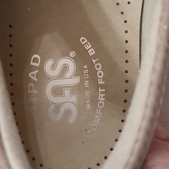SAS Tripad Comfort Footbed Womens Slip-on Loafers Shoes Tan Wedge Size 8N EUC - Picture 2 of 12